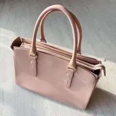 3/29限定値下げ サマンサタバサデラックス ハンドバッグ ピンクベージュ 通勤