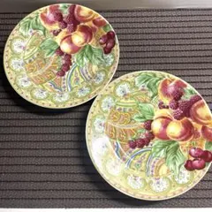 [非売品]フランス リモージュ焼き　フィリップデズリエの絵皿　ノベルティ2枚