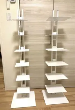 ルネセイコウ　タワーシェルフシャトー セット　ピュアホワイト