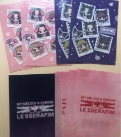 ルセラフィム マイメロ クロミ ファミマ クリアファイル 8枚