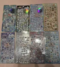 【正規品】光るジュエルプチドロップ　プチドロップステッカー　8枚セット