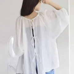 CIAOPANIC TYPY 2WAYシアーボリュームスリーブブラウス