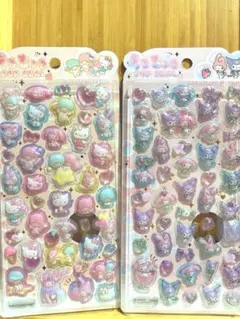 【正規品】サンリオ　クロミ　マイメロ　キティ　キキララ　うるちゅる　ポップシール