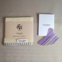 L'OCCITANE 【カッサプレート】＋【バイカラーイエローハンドタオル】