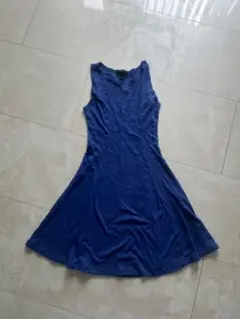 Forever21 青色ノースリーブフレアミニワンピース ワンピース