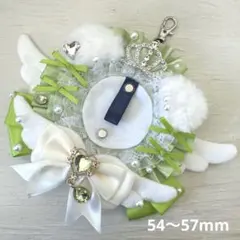 痛ロゼット ♡ 緑 × 白 ♡ 大天使ゆらゆらねこ様