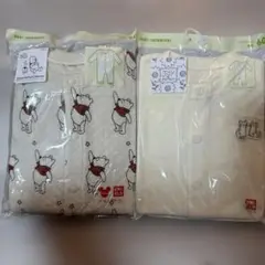 新品未開封　60 UNIQLO ロンパース　カバーオール　プーさん