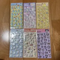 サンリオぷくっとシールセット6枚