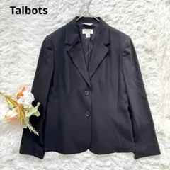 タルボット テーラードジャケット 黒　ウール混 日本製　フォーマル　スーツ　就活