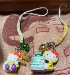 ハローキティ キティちゃん ストラップ 2個まとめ売り