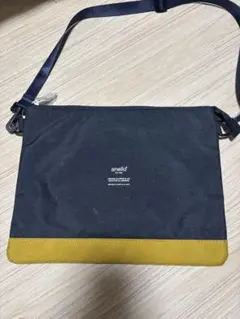 anello ショルダーバッグ ネイビー/イエロー