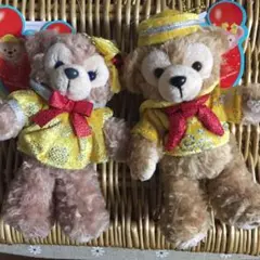 TDS♡30周年ダッフィー&シェリーメイ♡ぬいぐるみバッジ
