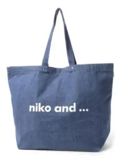niko and ... デニムトートビッグバッグのサムネイル