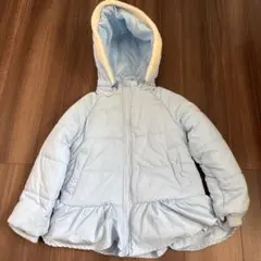 Moujonjonフード付きキルティングコート 120