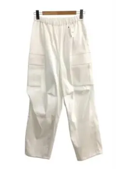 美品 Lui's デザインカーゴパンツ 白 キレイめ カジュアル 廃盤 秋服のサムネイル