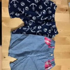 【値下げ】ハーフパンツセット90cm