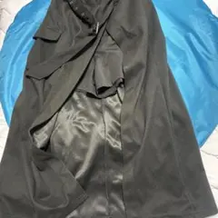 黒 スカート ゴム入りウエスト