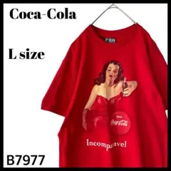 00s 企業系 Coca-Cola コカコーラ ピンナップガール Tシャツ Lのサムネイル