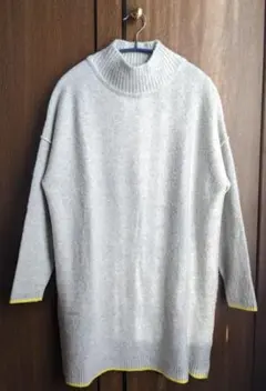 【美品破格】定価12,980円！ラメパイピングニット　バイカラー　M～L