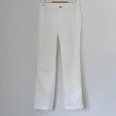 ユニクロ ウルトラストレッチレギンスパンツ ホワイト M 丈短め