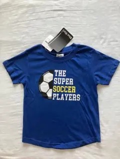 Blue Mart サッカー柄 Tシャツ 110cm 新品