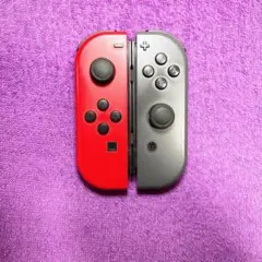 ジョイコン Joy-Con 純正 マリオレッド グレー 左右セットm3G-1