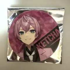 AMPTAK×COLORS けちゃ 缶バッジ 2nd 等身 アンプ けちゃくん