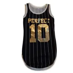 ジャマイカ直輸入 キッズワンピース ミニスカート ボーダー スリット入りワンピ