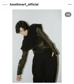 【半額】knuth marf 4way sheer frills blouseのサムネイル