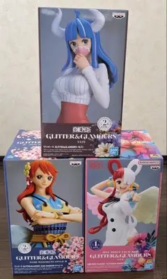 ワンピース GLITTER&GLAMOURSフィギュアセット　全3種