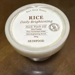 スキンフード　ライス　デイリーブライトニング　マスクウォッシュオフ
