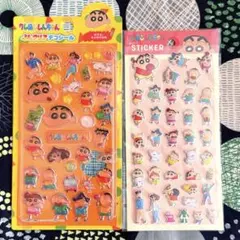 【正規品】クレヨンしんちゃん ぷっクリアデコシール ぷっくりステッカー セットのサムネイル
