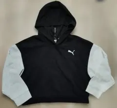 Puma フード付きクロップドパーカー　140cm