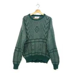 90s vintage 100%コットン　ニットセーター　USA 産　Lのサムネイル