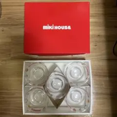 MIKI HOUSE デザートセット　ガラス製小鉢 5個入　日本製のサムネイル