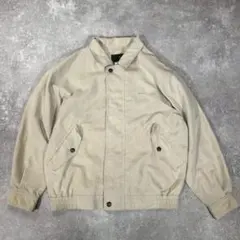GIANNI VALENTINO　ハリントンジャケット　L　刺繍ロゴ　ロゴボタンのサムネイル
