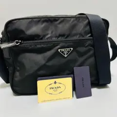 PRADA プラダ テスートナイロン クロスボディ ショルダーバッグ ブラック系
