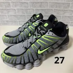 【新品】ナイキ ショックスTL ウルフグレー/ブラック/ライムプラスト 27cm