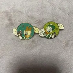 東京ディズニーリゾート ピンバッジ ドナルド デイジー クリスマス2個セット