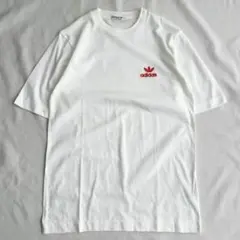 adidas デサント製 80s Tシャツ トレフォイルロゴ 半袖Tシャツ - メルカリ