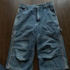 デニム ワイドパンツ