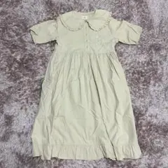 merry jenny フリルカラーシャツワンピース