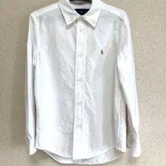 RALPH LAUREN長袖シャツ130.7サイズホワイトラルフローレン