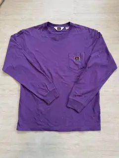 BEN DAVIS パープル 長袖Tシャツ L