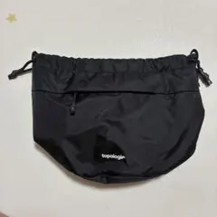 topologie ドローストリングス バッグ 巾着 ショルダー ブラックのサムネイル
