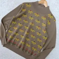 【未使用/定価¥33000】サスクワッチファブリックス モックネック ニット Lのサムネイル