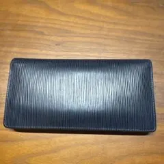 廃盤品】RIMOWA 長財布 レザー ブラック グルーブデザイン リモワ