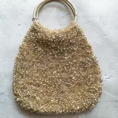 【アンテプリマ】【ワイヤーバック】内側布つき　美品　ストーン　ゴールドのサムネイル