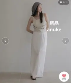 新品 anuke アンヌーク Sheer Pencil Skirtのサムネイル