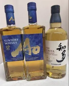 サントリー 知多700ml 碧Ao キリン富士山麓 ウイスキー3本セット